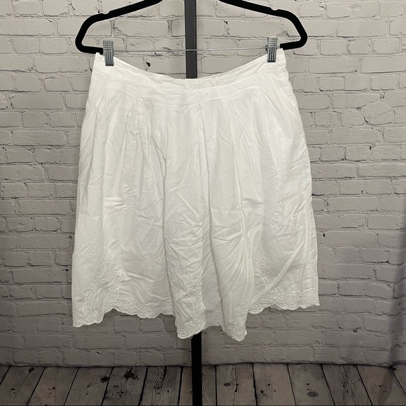 Susina White Circle Skirt Size Large - Picture 2 of 4